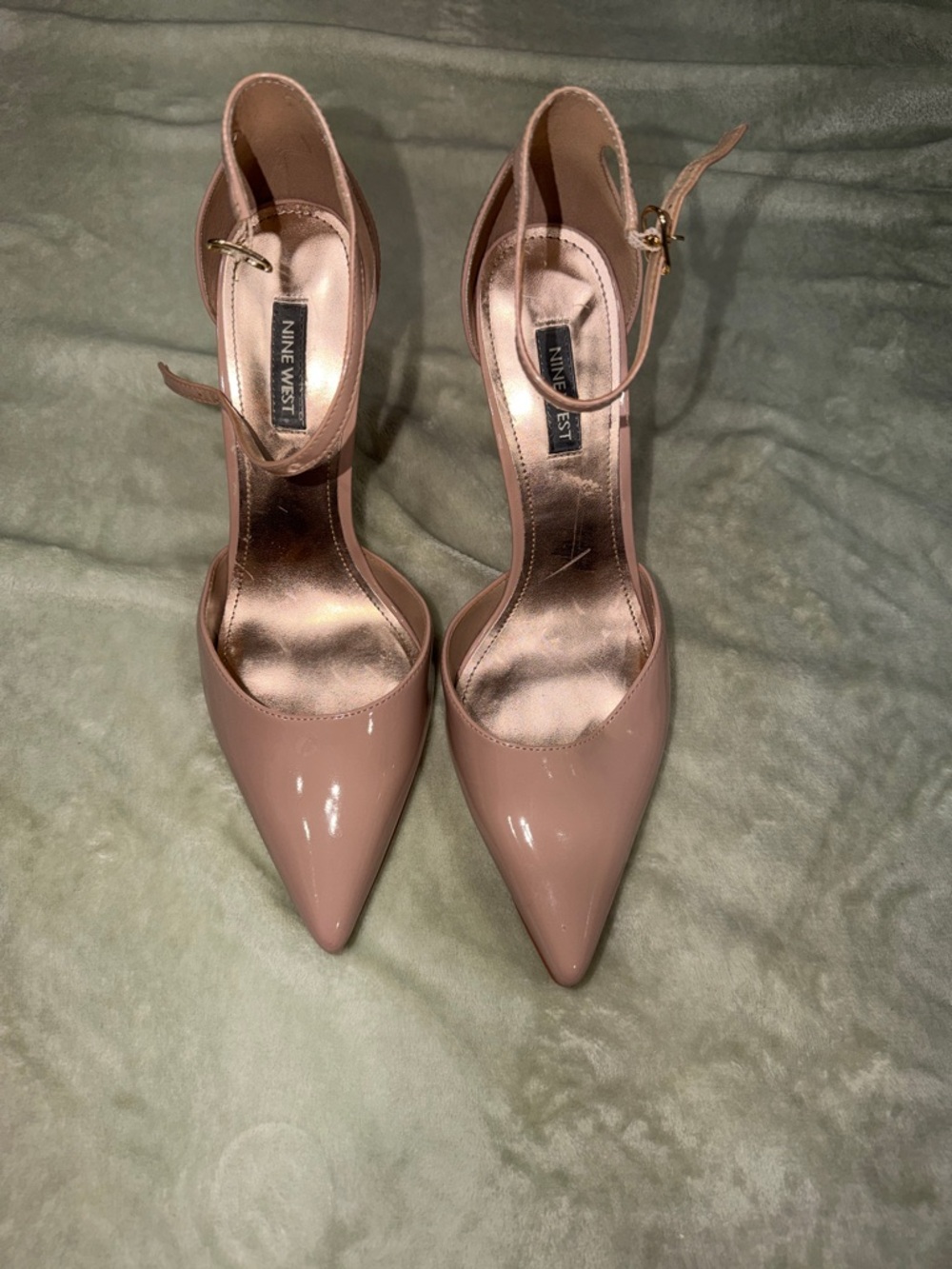 Nine West Slingback Pump Collection — Yellow Green, Black, White & Nude - Picture 10 of 16